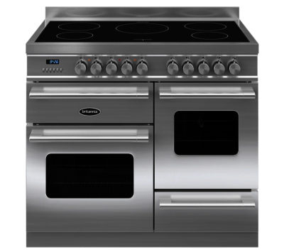 BRITANNIA  Delphi 100 XG Electric Induction Range Cooker - Stainless Steel